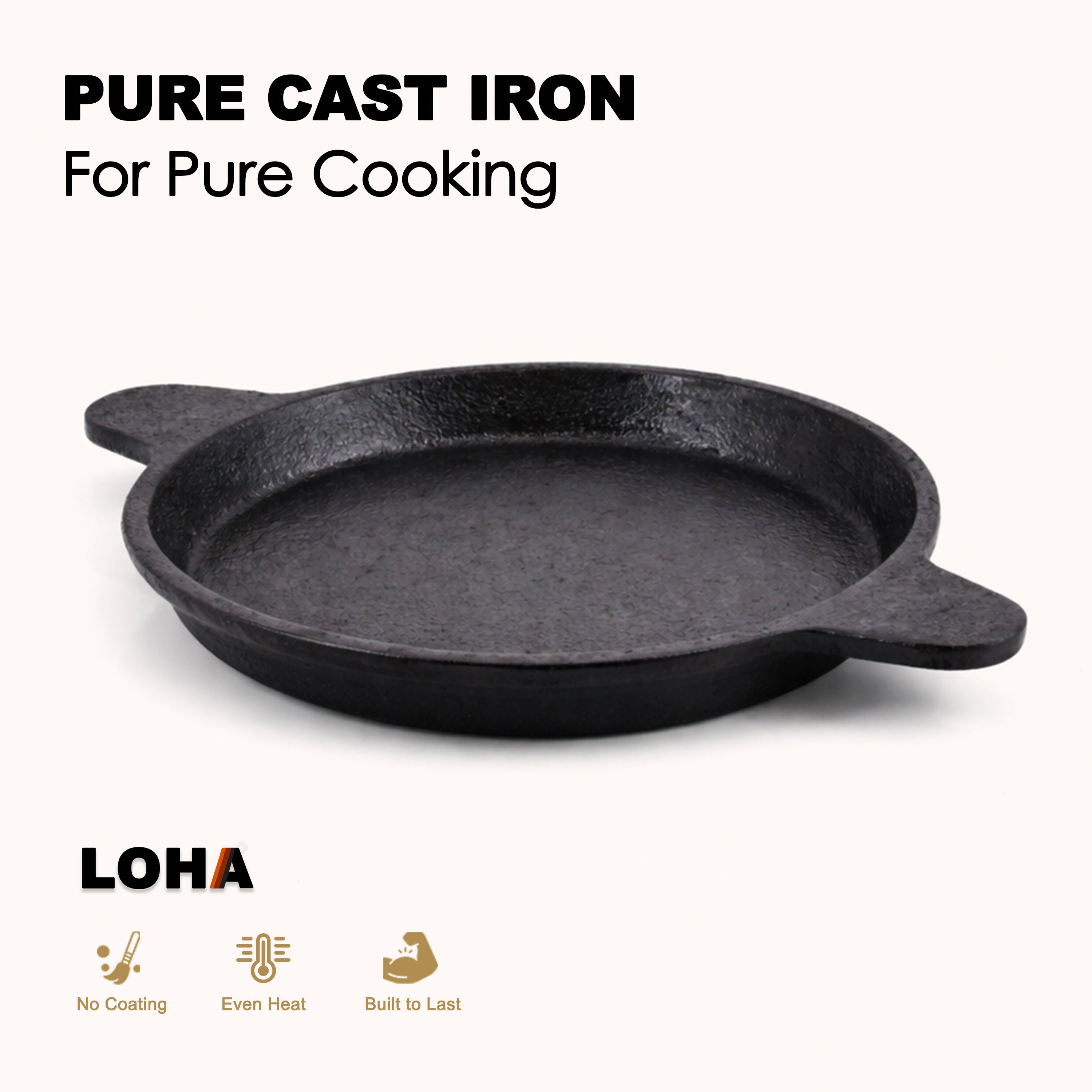Loha Cast Iron Tawa |for Neer Dosa & Appam