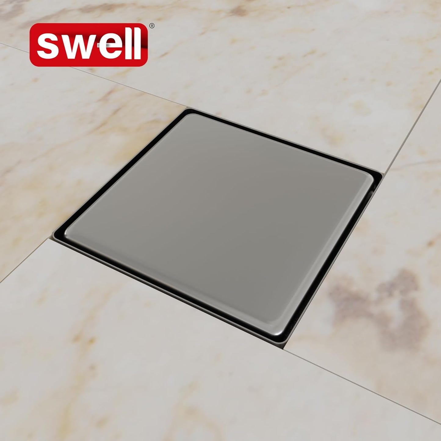 Swell Tile Insert Floor Drain,PM 1004