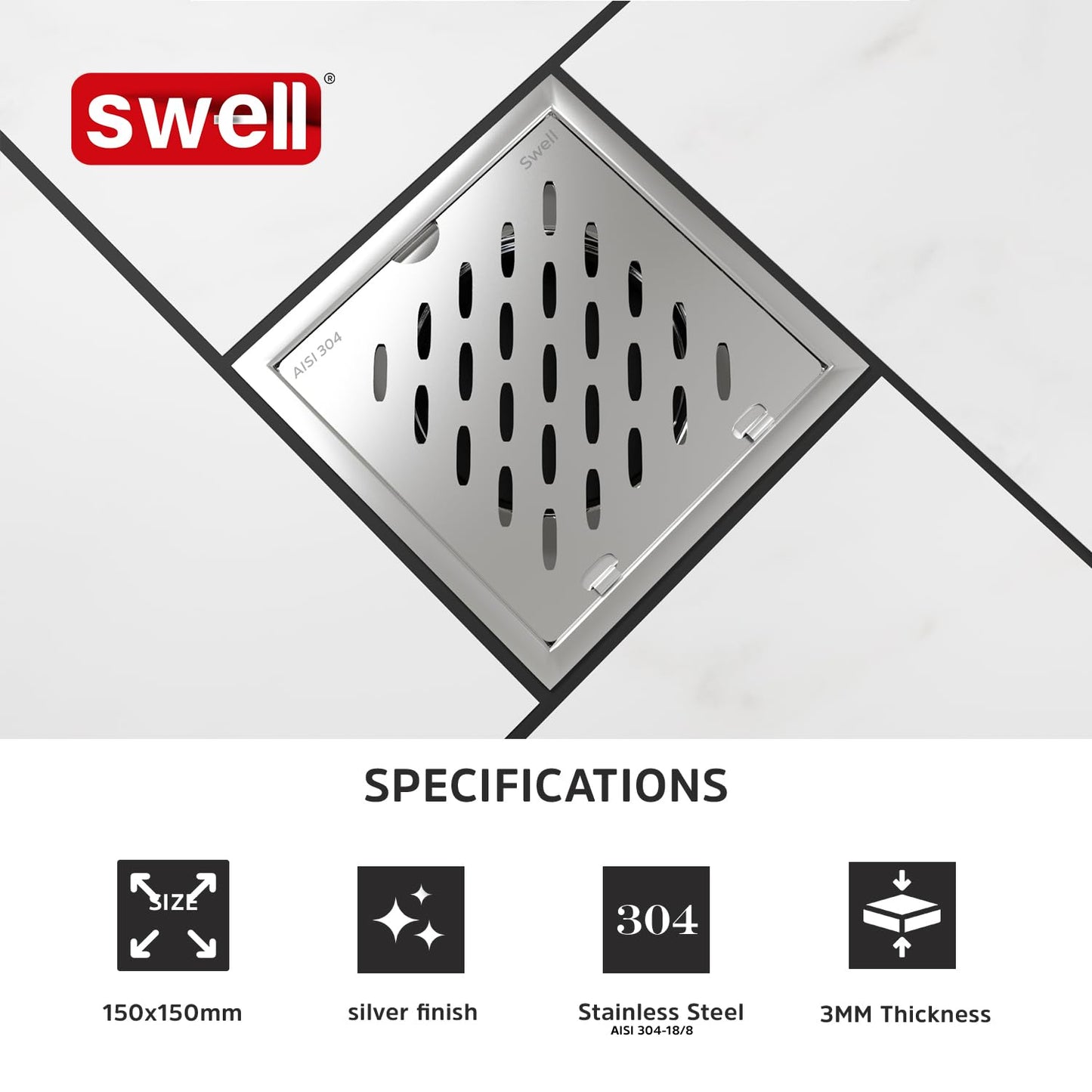 Swell Attached Floor Drain,FLP 102