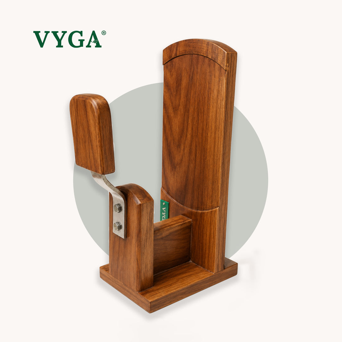 Vyga Bold Teak Wood Coconut Scraper