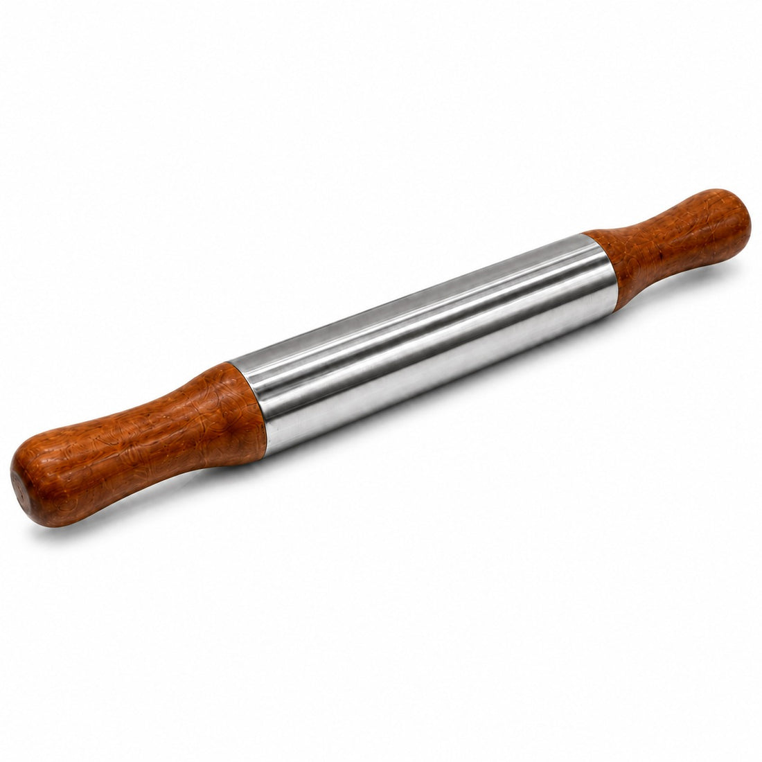 VYGA Stainless Steel Roller with Premium Teak Wood Handle