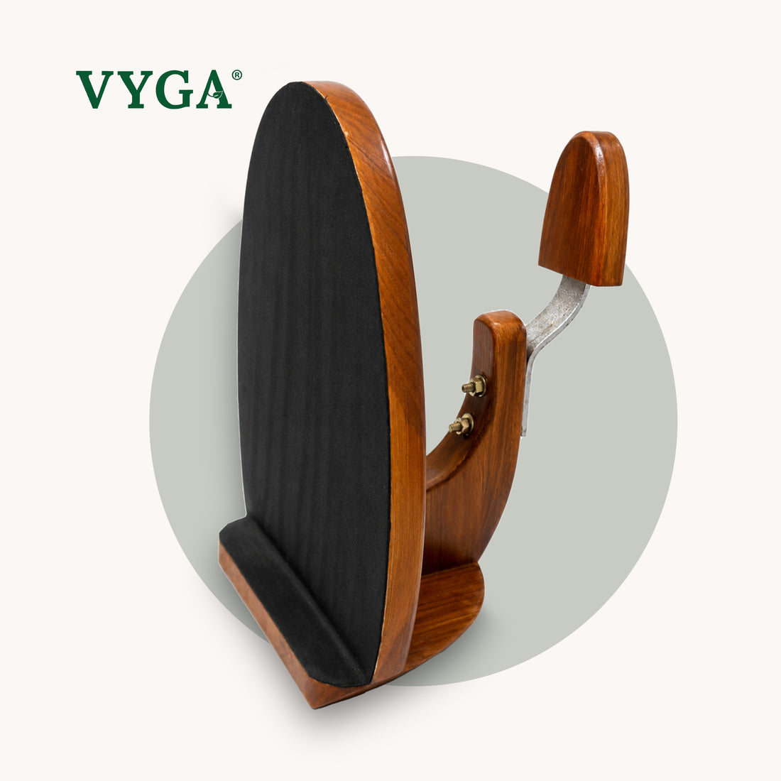 Vyga Curve Teak Wood Coconut Scraper