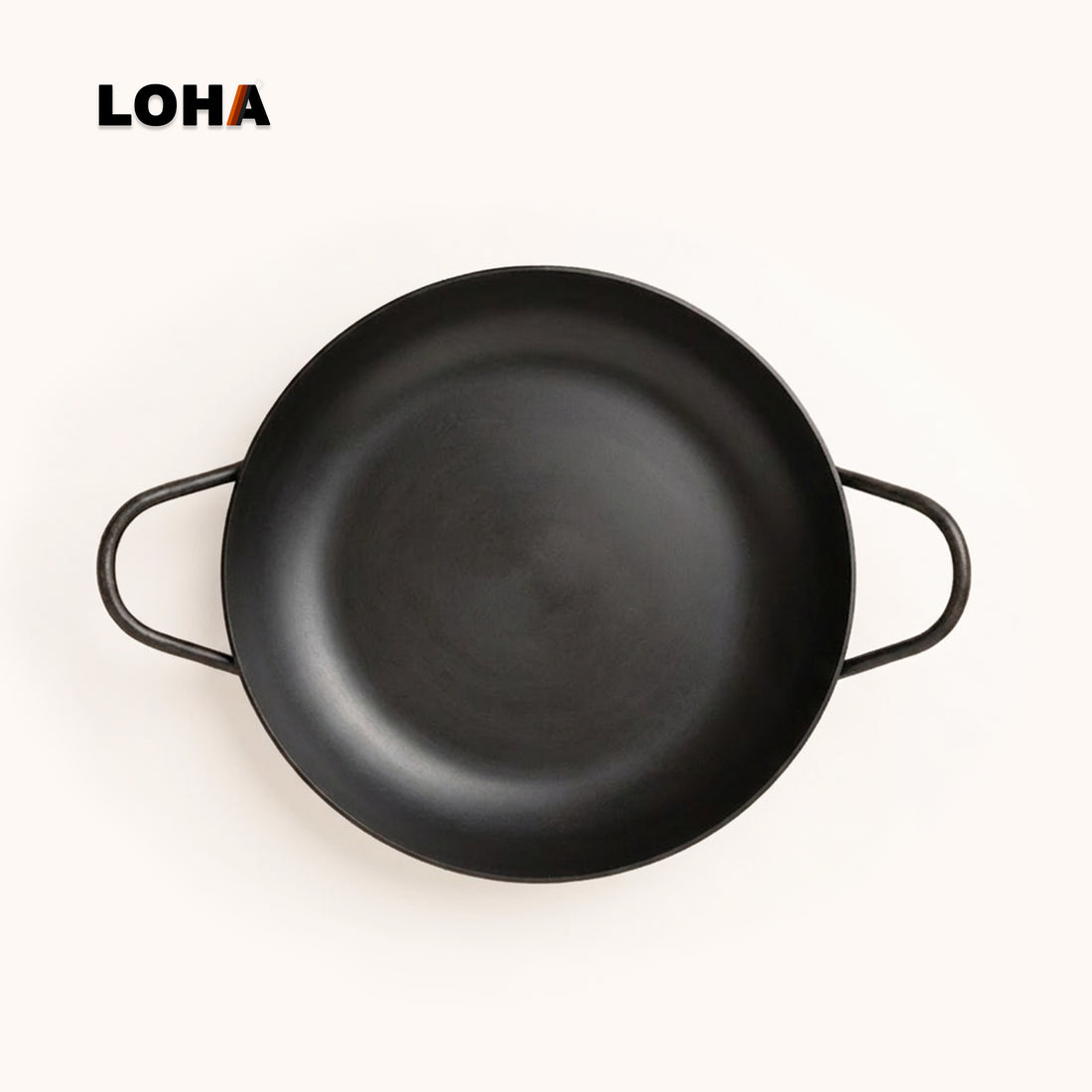 Loha Cast Iron Kadai | 10 Inch